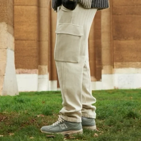 Kith | Pants | Kith Eldridge Herringbone Sweatpant Light Gray 